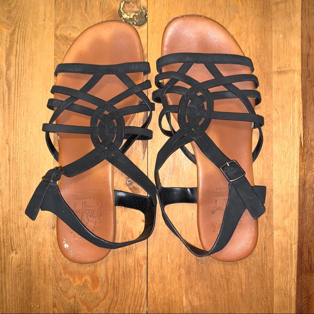 Jellypop sandals size 10, black